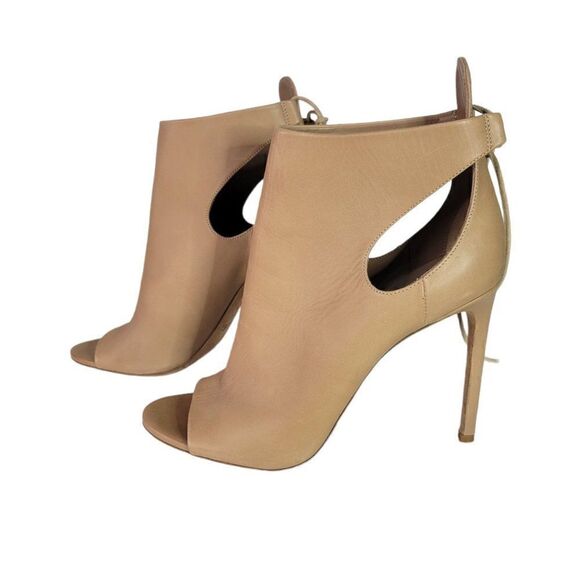 Vince Tan Open Toe Ankle Booties (Size 10M) - Picture 3 of 12